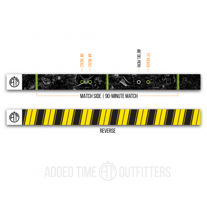 Added Time Outfitters – Product Square Wristband Guide – Black and Yellow Forever-01