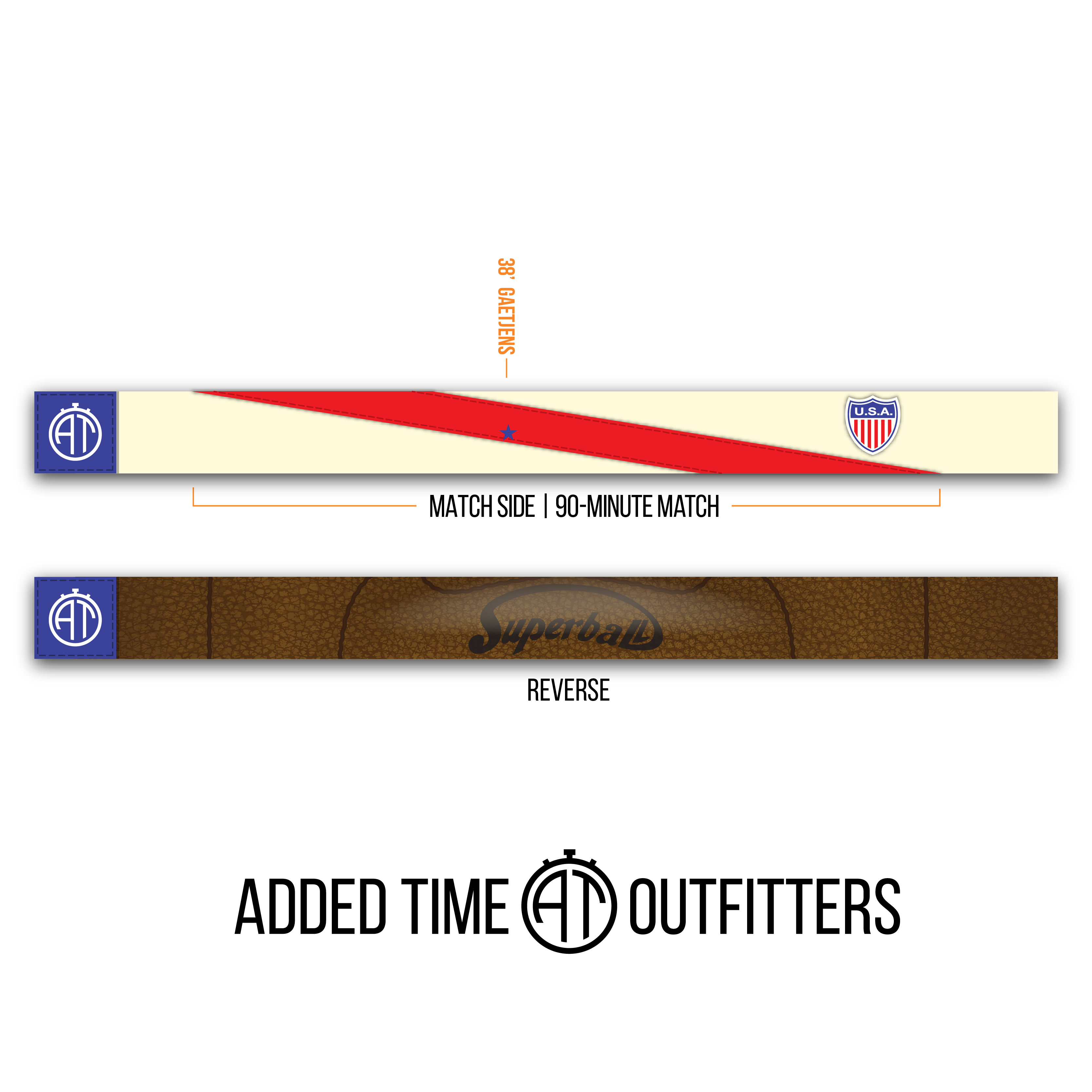 Added Time Outfitters – Product Square Wristband Guide – USMNT1950-01