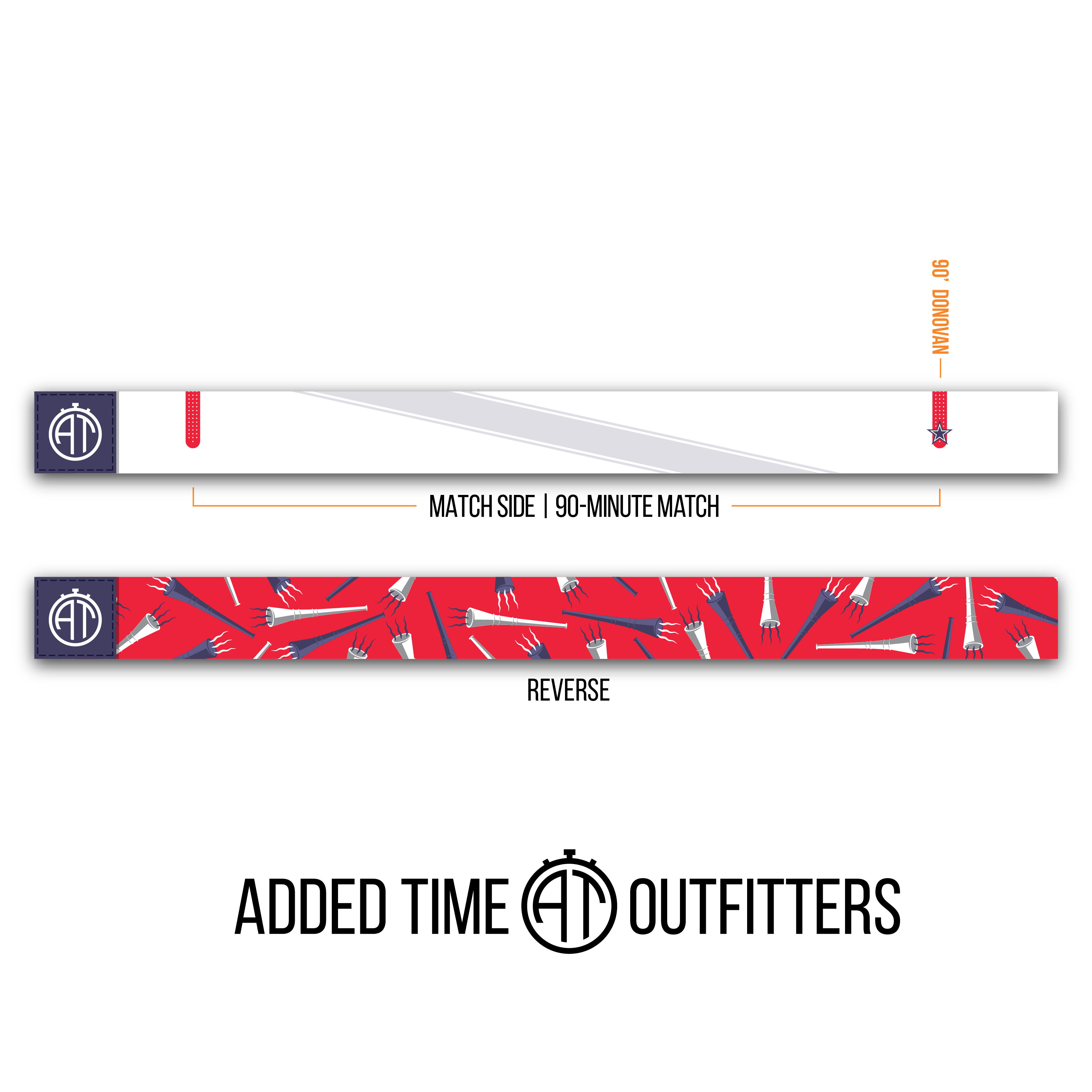 Added Time Outfitters – Product Square Wristband Guide – USMNT2010-01