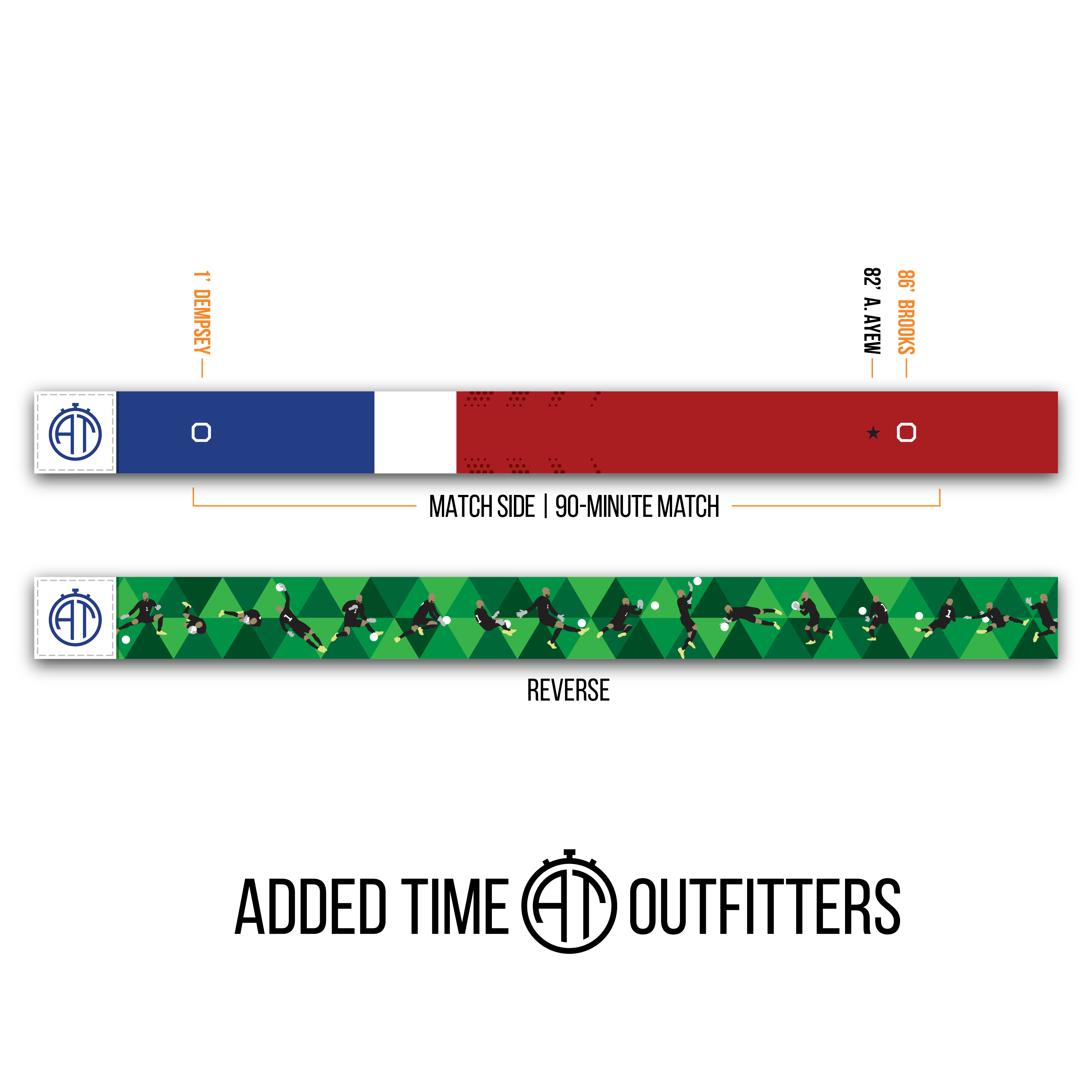 Added Time Outfitters – Product Square Wristband Guide – USMNT2014-01