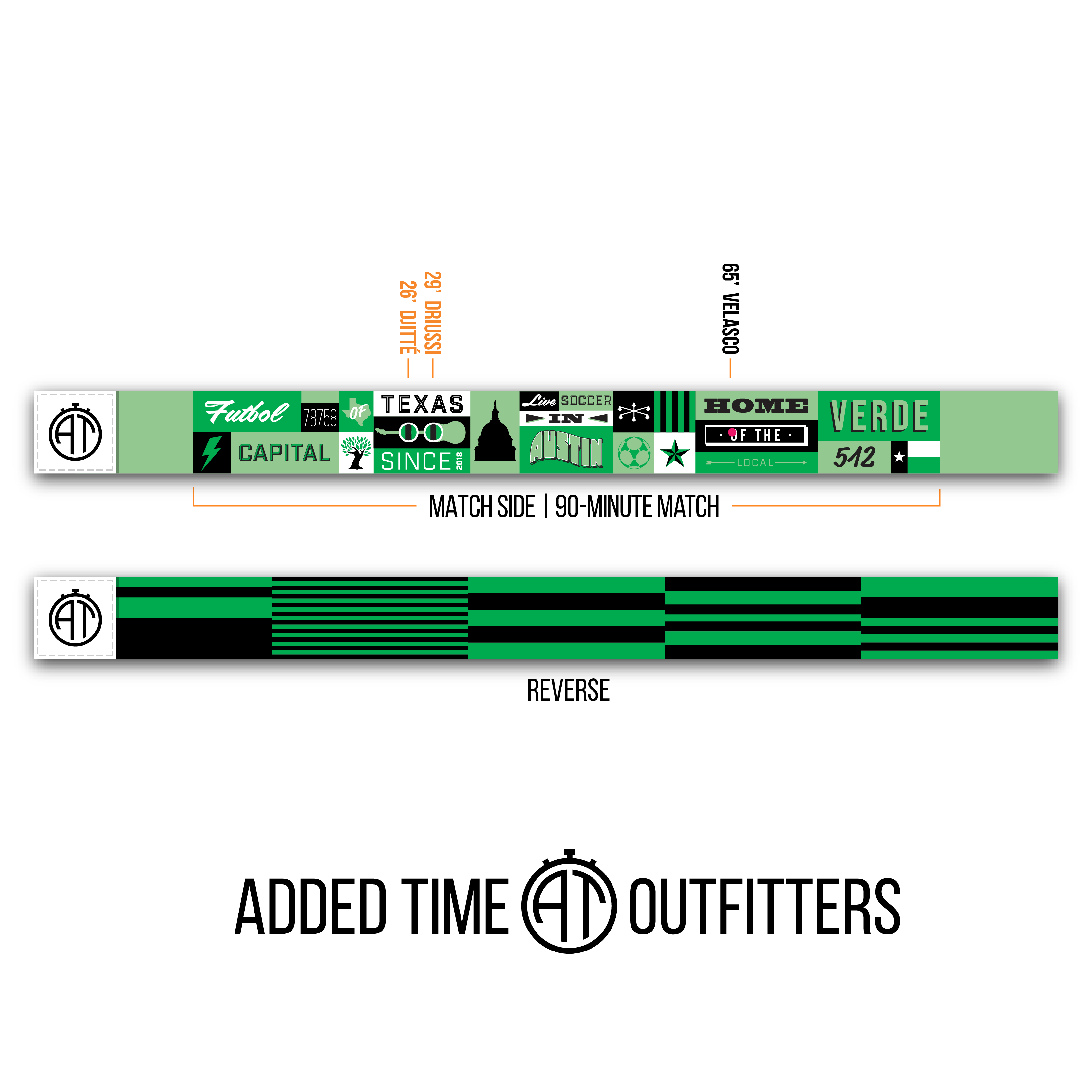 Added Time Outfitters – Product Square Wristband Guide – Keep ATX Weird-01