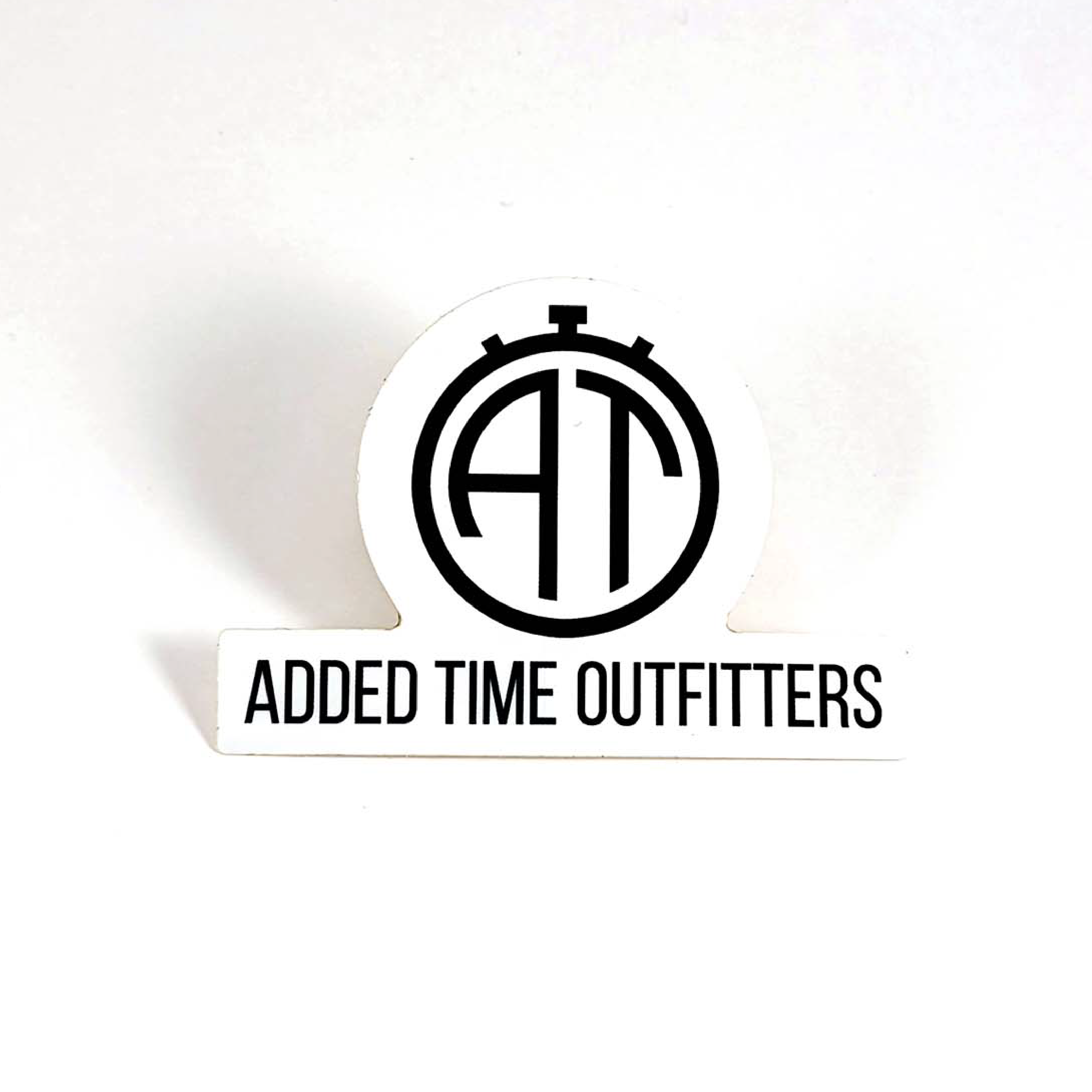 Added Time Outfitters – Product Shot – Added Time Sticker Logo-01