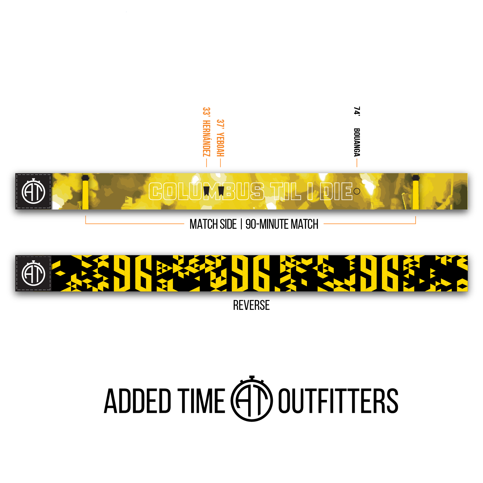 Added Time Outfitters – Product Square Wristband Guide – CLB3-01