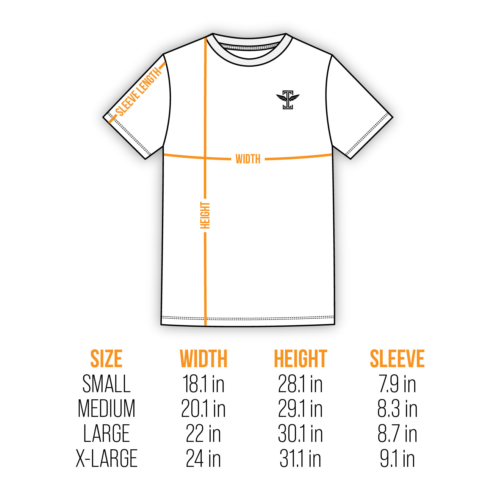 Added Time Outfitters – Icarus Size Dimensions