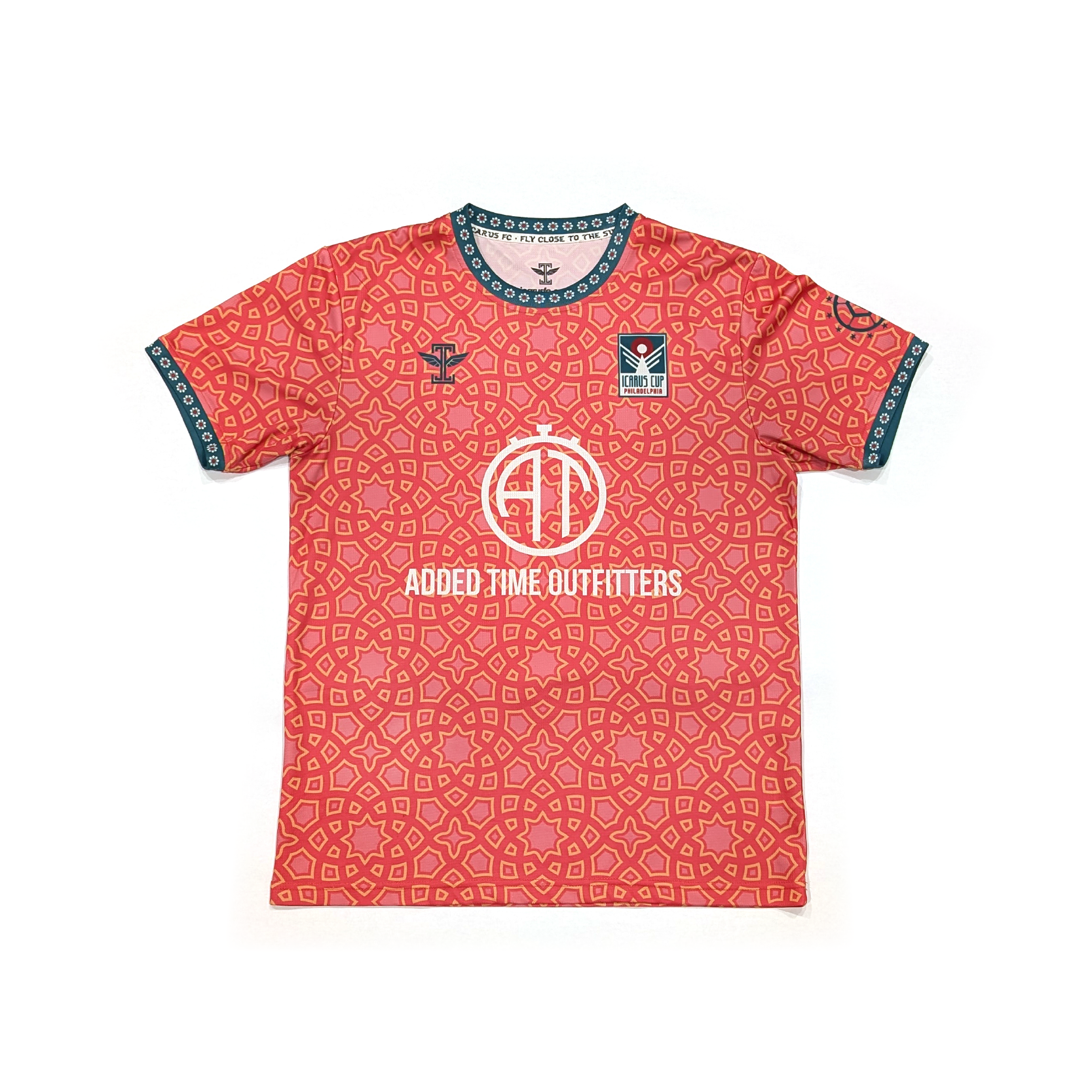 Added Time Outfitters – Product Shot – Icarus X Added Time Jersey Orange 1